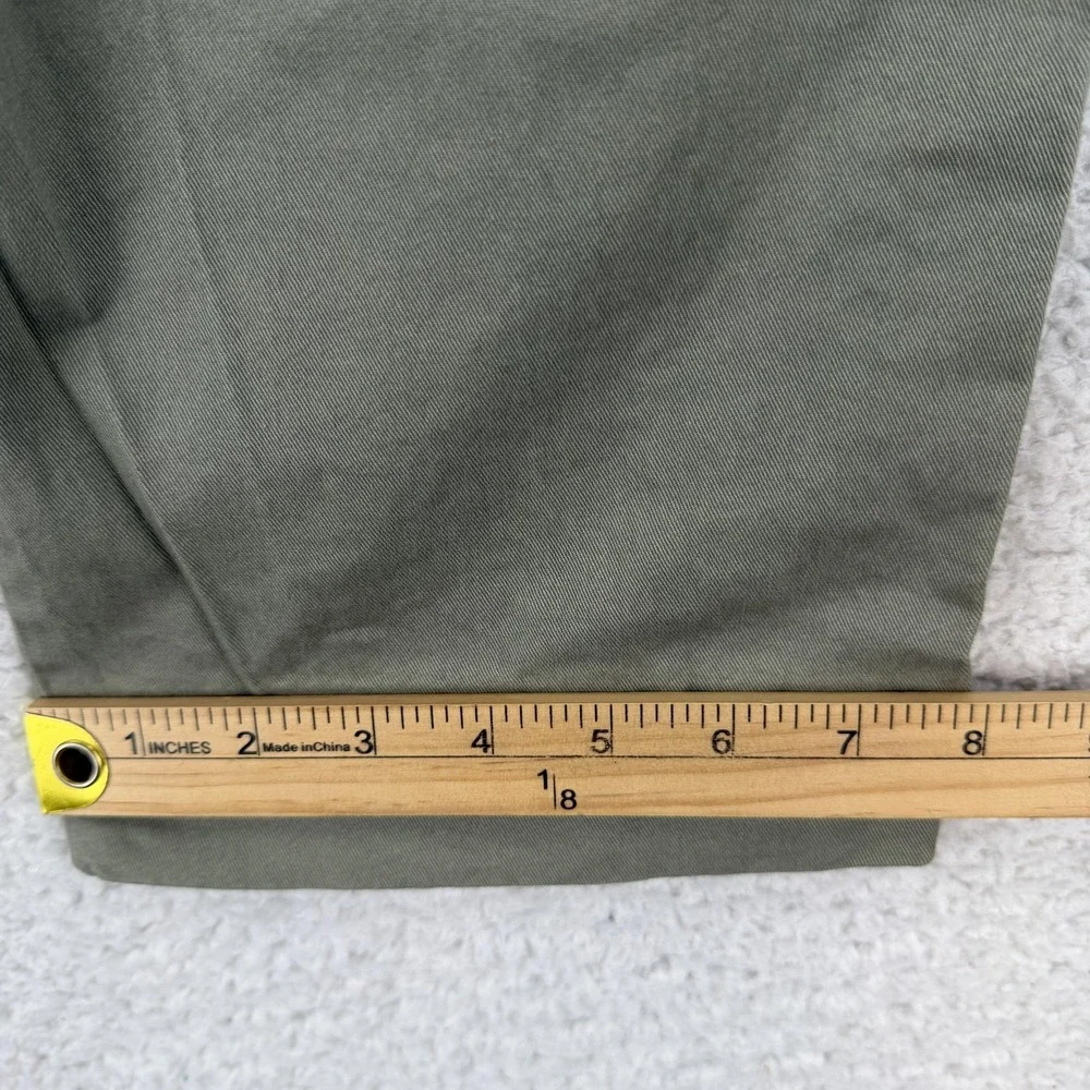 Vince Griffith Slim Fit Chino Pants Mens 38x31 Green Stretch M8153-2540